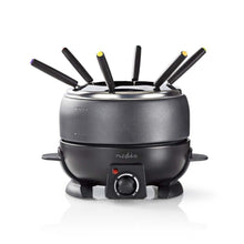 NEDIS | Fondue Set 6 Persons | 2.3 l | Adjustable temperature control | 800 W | Cool touch handle(s) | Anti slip bottom | Overheating protection | FCFO110EBK6