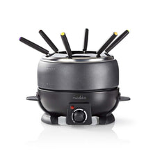 NEDIS | Fondue Set 6 Persons | 2.3 l | Adjustable temperature control | 800 W | Cool touch handle(s) | Anti slip bottom | Overheating protection | FCFO110EBK6