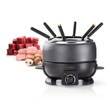 NEDIS | Fondue Set 6 Persons | 2.3 l | Adjustable temperature control | 800 W | Cool touch handle(s) | Anti slip bottom | Overheating protection | FCFO110EBK6