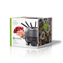 NEDIS | Fondue Set 6 Persons | 2.3 l | Adjustable temperature control | 800 W | Cool touch handle(s) | Anti slip bottom | Overheating protection | FCFO110EBK6
