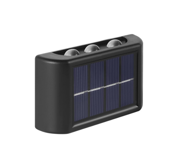 Outdoor Waterproof Pack of 2 LED Solar Light for Outdoor Stairs Patio Fence Steps Terraces, Balconies and Passages | JPN2952
