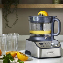 KENWOOD | Food Processor 1000W With Glass Blender, Glass Mill, Juicer Extractor, Dual Metal Whisk, Dough Maker, Citrus Juicer, Express Serve/Salad Maker, Kitchen Scale/Weighing Tray Silver | FDM71.980SS