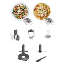 KENWOOD | Multifunctional Food Processor With 2 Stainless Steel Disks, Blender, Grinder Mill, Whisk, Dough Maker 1000W White | FDP65.400WH