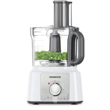 KENWOOD | Multifunctional Food Processor With 3 Stainless Steel Disks, Blender, Juicer Extractor, Grinder Mill, Whisk, Dough Maker, Citrus Juicer 1000W White | FDP65.750WH