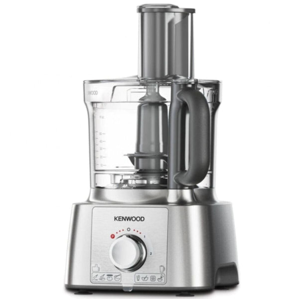 KENWOOD | Food Processor 1000W Multi-Functional With 3 Stainless Steel Disks, Blender, Grinder Mill, Juicer Extractror, Whisk, Dough Maker, Citrus Juicer, Express Serve/Salad Maker Silver | FDP65.880SI