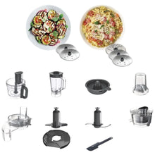 KENWOOD | Food Processor 1000W Multi-Functional With 3 Stainless Steel Disks, Blender, Grinder Mill, Juicer Extractror, Whisk, Dough Maker, Citrus Juicer, Express Serve/Salad Maker Silver | FDP65.880SI