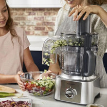 KENWOOD | Food Processor 1000W Multi-Functional With 3 Stainless Steel Disks, Blender, Grinder Mill, Juicer Extractror, Whisk, Dough Maker, Citrus Juicer, Express Serve/Salad Maker Silver | FDP65.880SI