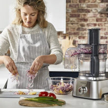 KENWOOD | Food Processor 1000W Multi-Functional With 3 Stainless Steel Disks, Blender, Grinder Mill, Juicer Extractror, Whisk, Dough Maker, Citrus Juicer, Express Serve/Salad Maker Silver | FDP65.880SI