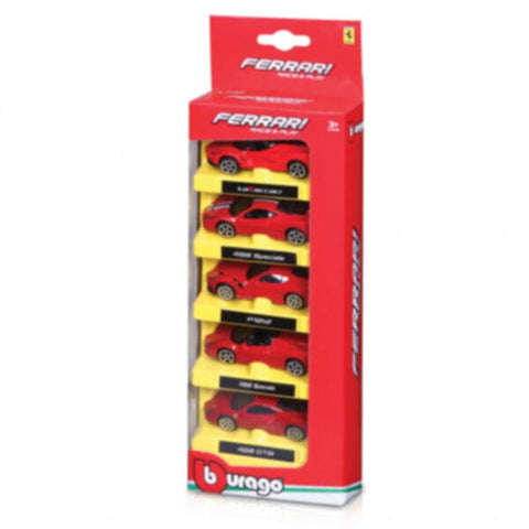 BBURAGO | 18-56105 1:64 Ferrari R & P 5-Pk. | 47556105
