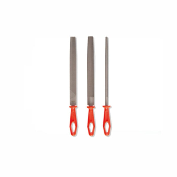 CLARKE | Round File Bastard 10 inch with Orange Color Plastic Handle | RF10BHC