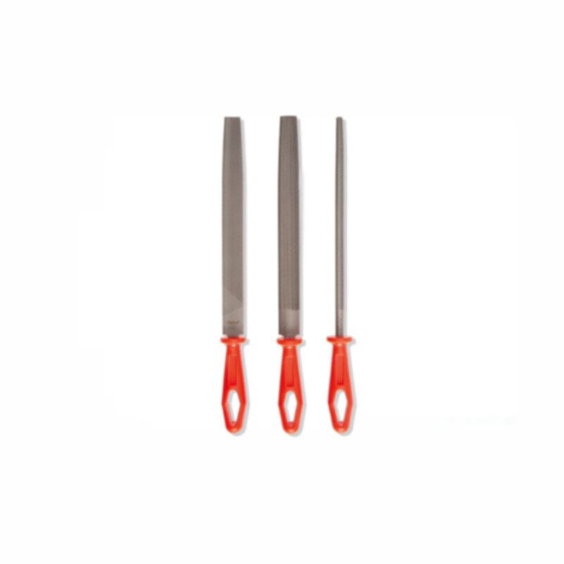 CLARKE | Flat File Bastard 10 inch with Orange Color Plastic Handle | FF10BHC