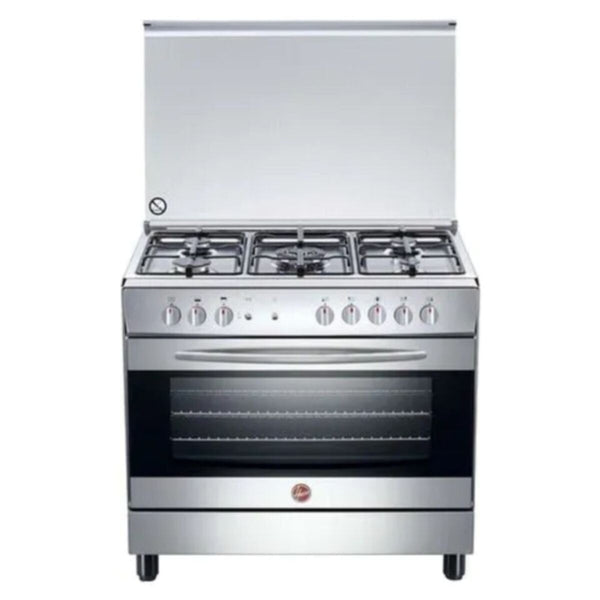 HOOVER | Free Standing 5 Burner Full Gas Cooker 90x60cm | FGC9060FX-N