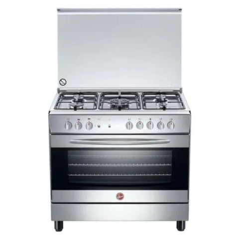 HOOVER | Free Standing 5 Burner Full Gas Cooker 90x60cm | FGC9060FX-N