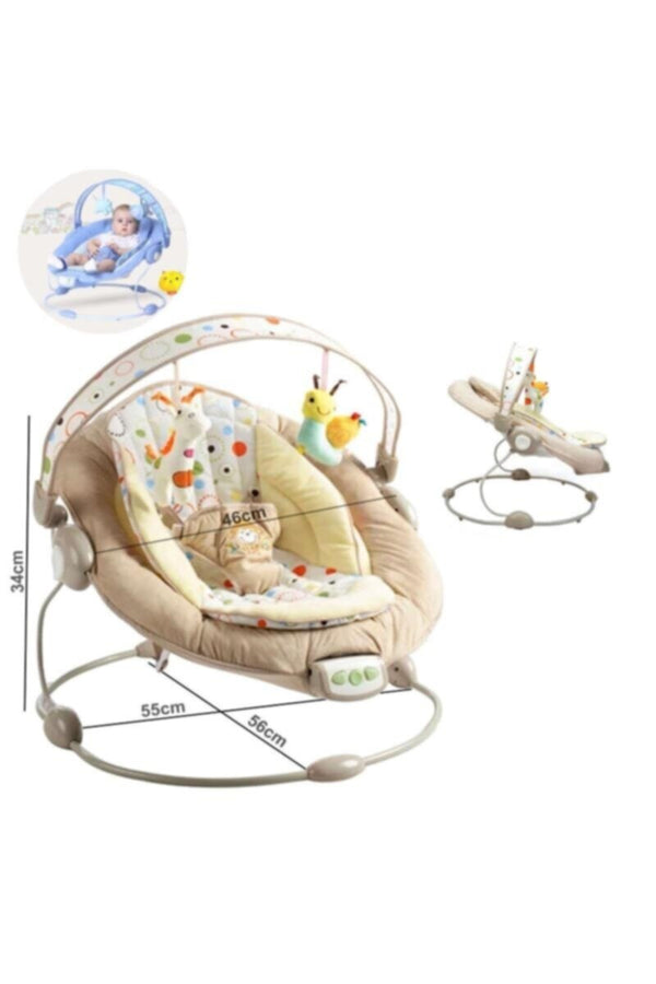 First Step Baby Bouncer Music & Vibration | 274-10 Beige