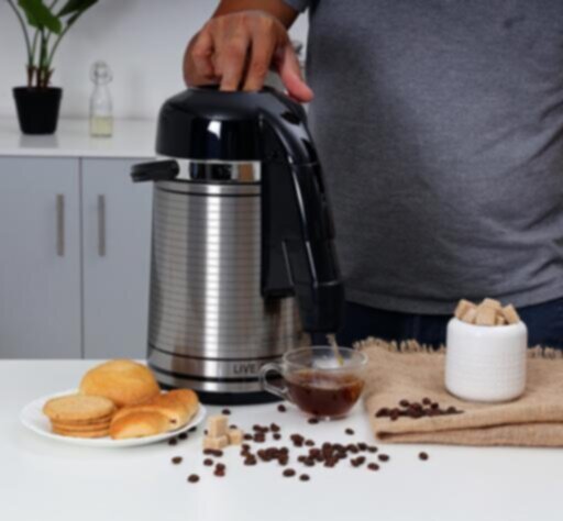ROYALFORD | 2.5Ltr Airpot Glass Vacuum Flask | RF6276