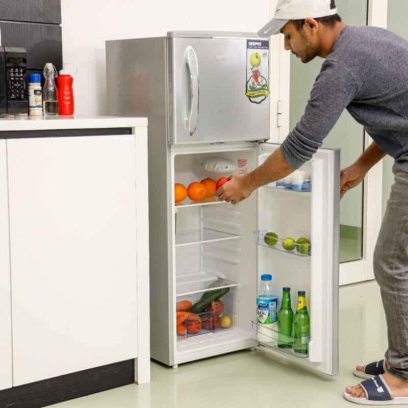 GEEPAS | 180L Direct Cool Double Door Refrigerator | GRF1856WPN