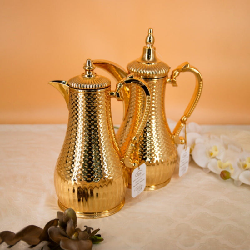 ANSA | Flask Set Of 2Pcs New Hammer Fullgold | CDT-G