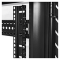 NETCON | 15U Floor Mount 600Wx800D Cabinet, Ffront Glass & 2 Rear Perforated Ddual Door, 2 Way Fan | NTF15U60802F