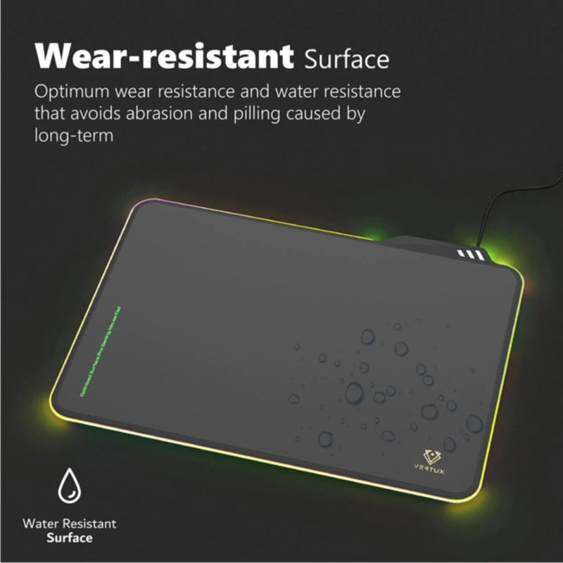 VERTUX | Optimized Surface Pro-Gaming Mouse Pad Low Resistance Anti-Friction | FLUXPAD