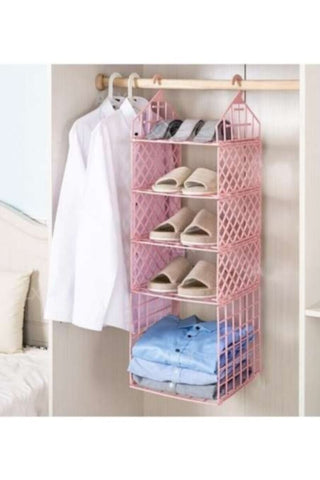 Foldable And Easy 2 Hooks Hanging System Pink | 539 49