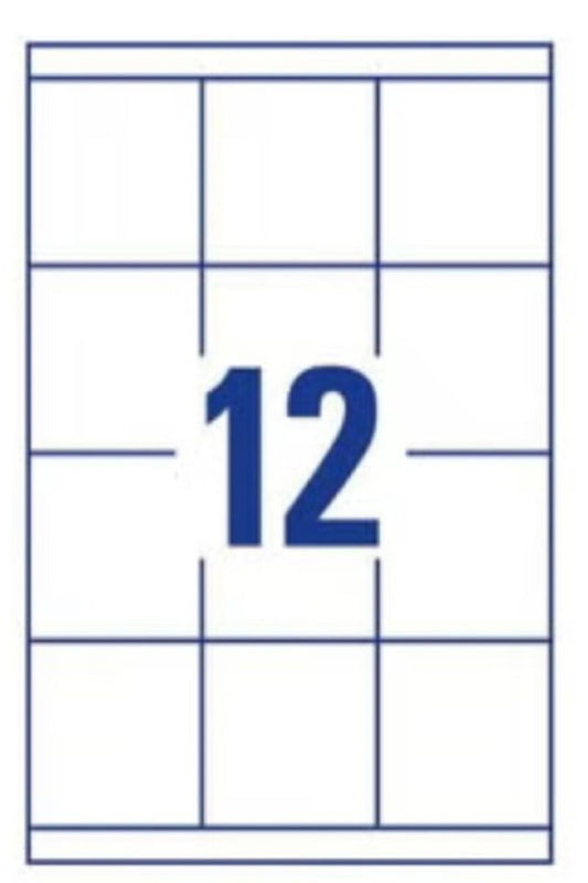 FORMTEC | Label 1200/70x67.7 mm Pkt=100 Sheet | FT-GS-1012