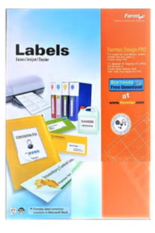 FORMTEC | Label 200 210 x 148 mm Bx=100 Sheet | FT-GS-1002