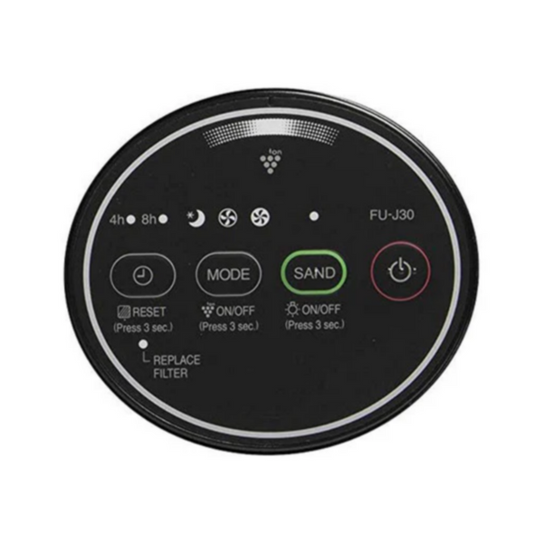 SHARP | Plasmacluster Air Purifier For Rooms upto 23 square meters | FP-J30SA-B