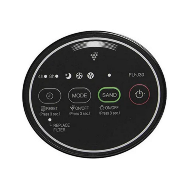 SHARP | Plasmacluster Air Purifier For Rooms upto 23 square meters | FP-J30SA-B