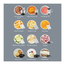 HAMILTON | Beach 11-in-1 Food Processor 1,000W - Black | FP1012-ME