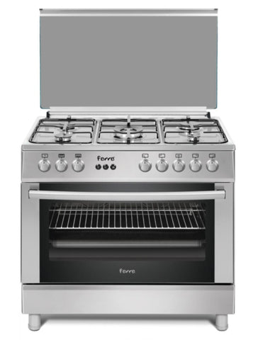 FERRE | Cooking Range 90x60cm 4 Burners + 1 Wok Burner | FR-60X90G5+