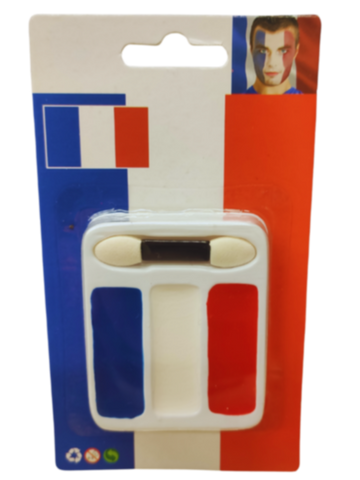 Quick Face Painting Kit with Brush (3 Packets) | FranceÂ |Â Minagination