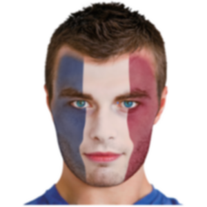 Quick Face Painting Kit with Brush (3 Packets) | FranceÂ |Â Minagination