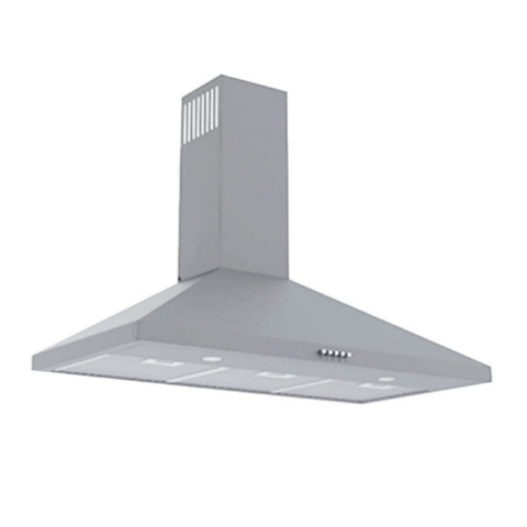 FERRE | 90cm Chimney Hood Silver | FRH-DP90SB50P