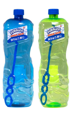 FUBBLES | Bubble Solution 64 Oz (2 Colors Only) Age 3+ Yrs | 12361