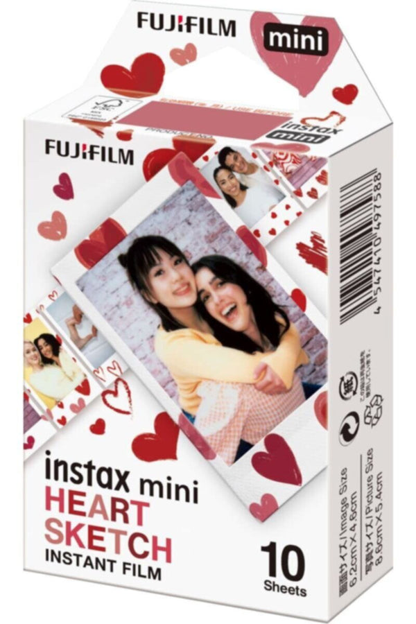 FUJIFILM | Instax Mini Film Heart Sketch | MFFPIINFLHSKT