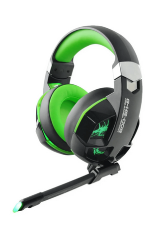 DRAGONWAR | Imperial Gaming Headset with Lighting Effect Black | G-HS-009