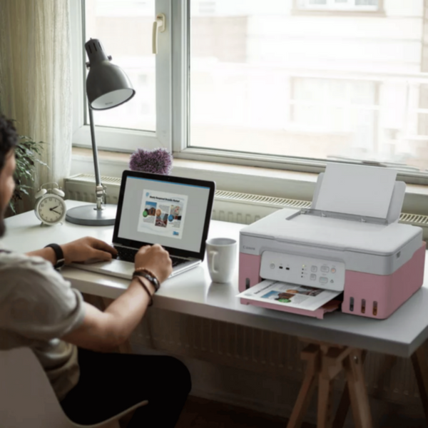 CANON | Pixma Wireless Colour 3-in-1 Refillable MegaTank Printer Pink | G3430
