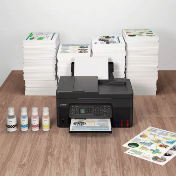 CANON | Pixma Megatank Colour 4-in-1 Wireless Inkjet Printer Black | G4470