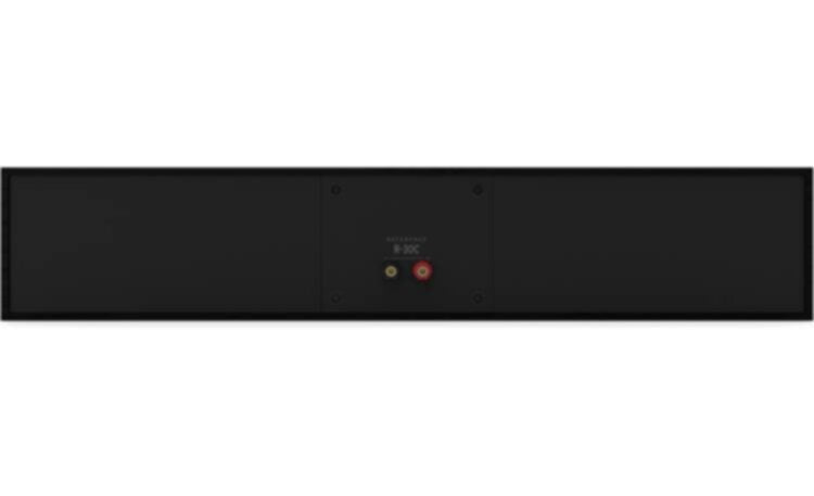 KLIPSCH | Center Channel Speaker Single Black Textured Wood Grain Vinyl | R-30C