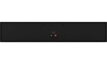 KLIPSCH | Center Channel Speaker Single Black Textured Wood Grain Vinyl | R-30C