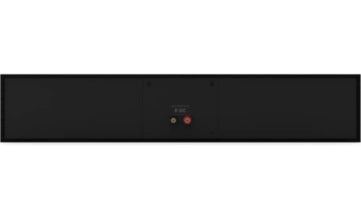 KLIPSCH | Center Channel Speaker Single Black Textured Wood Grain Vinyl | R-30C