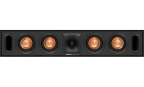 KLIPSCH | Center Channel Speaker Single Black Textured Wood Grain Vinyl | R-30C
