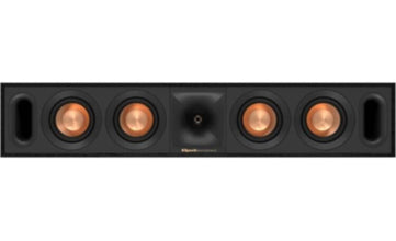 KLIPSCH | Center Channel Speaker Single Black Textured Wood Grain Vinyl | R-30C