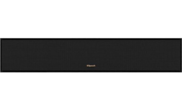 KLIPSCH | Center Channel Speaker Single Black Textured Wood Grain Vinyl | R-30C
