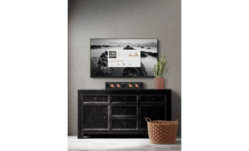 KLIPSCH | Center Channel Speaker Single Black Textured Wood Grain Vinyl | R-30C