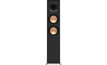 KLIPSCH | Floorstanding Speaker Pair Black Textured Wood Grain Vinyl | R-600F