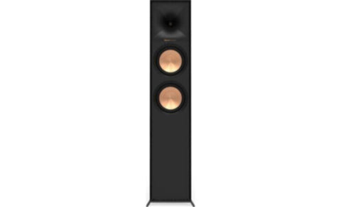 KLIPSCH | Floorstanding Speaker Pair Black Textured Wood Grain Vinyl | R-600F