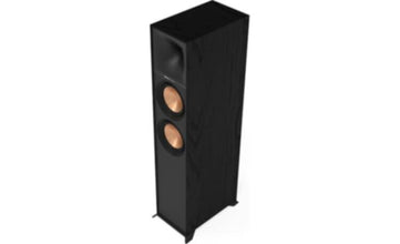KLIPSCH | Floorstanding Speaker Pair Black Textured Wood Grain Vinyl | R-600F