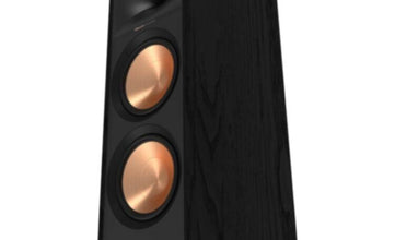 KLIPSCH | Floorstanding Speaker Pair Black Textured Wood Grain Vinyl | R-800F