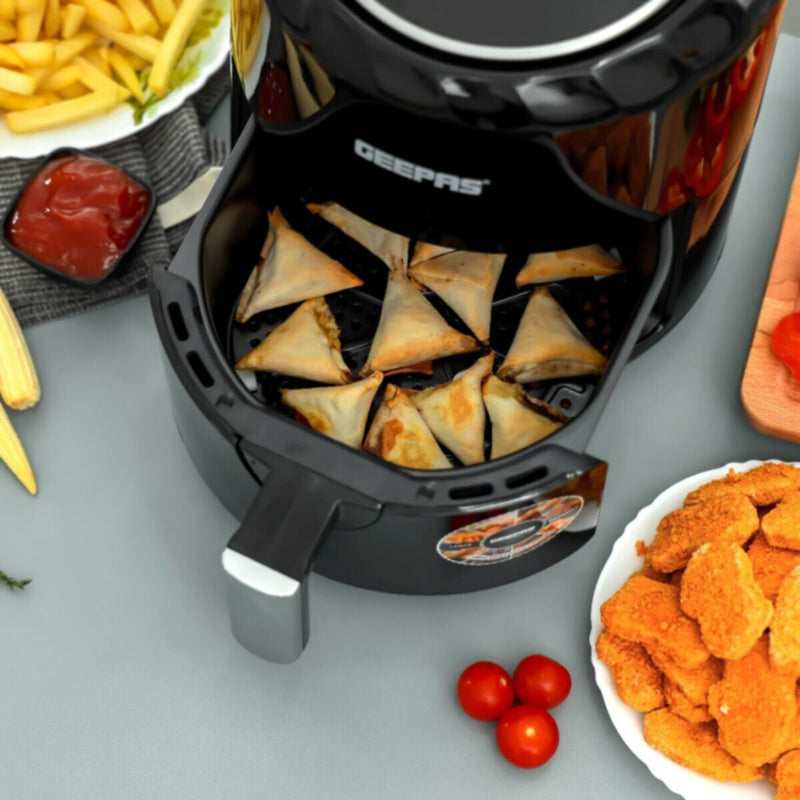 GEEPAS | Digital Air Fryer With 3.5L Capacity, 1500W Black | GAF37512